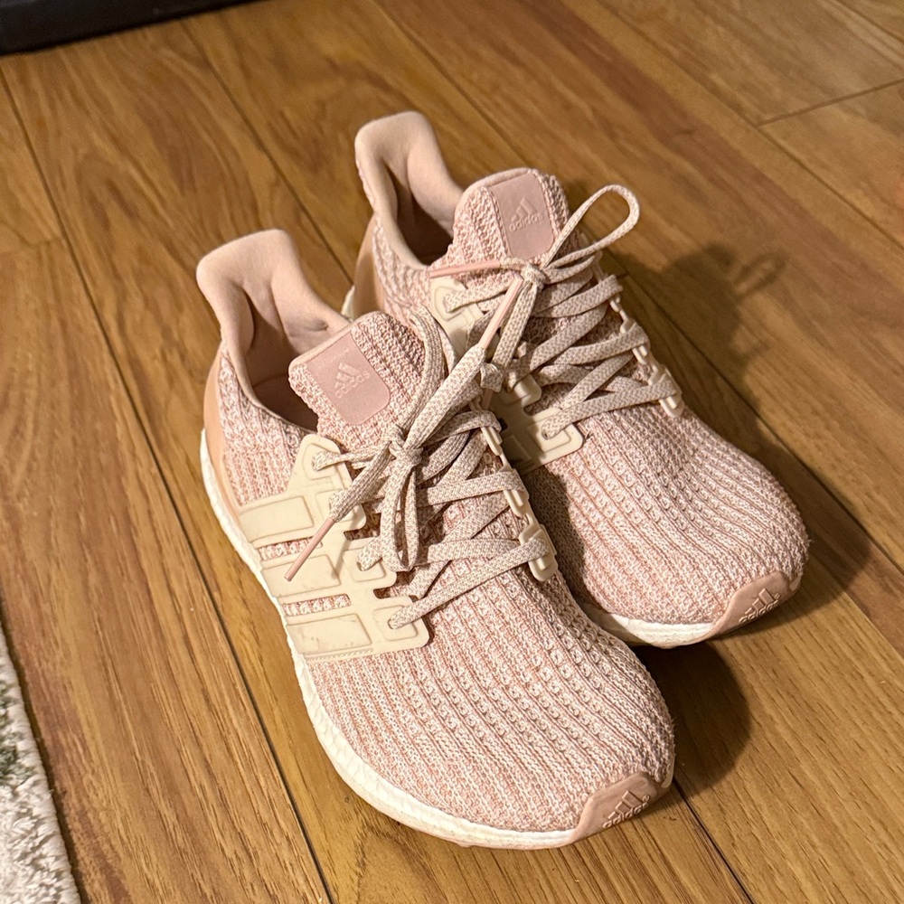 Adidas Blush Pink Ultra Boost Running Shoes - 8